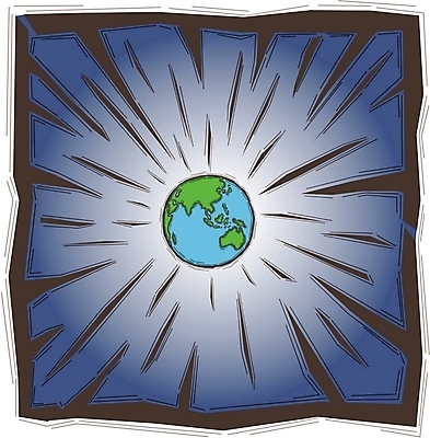 EPS 기독교 종교 지구 일러스트 사람없음 우주 천지창조 국내일러스트 파일형식 벡터