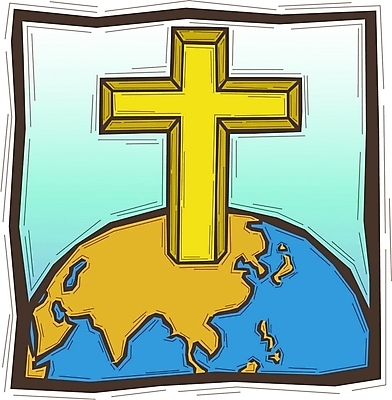 EPS 기독교 종교 지구 십자가 일러스트 종교용품 기독교용품 사람없음 구출 국내일러스트 도움 파일형식 벡터