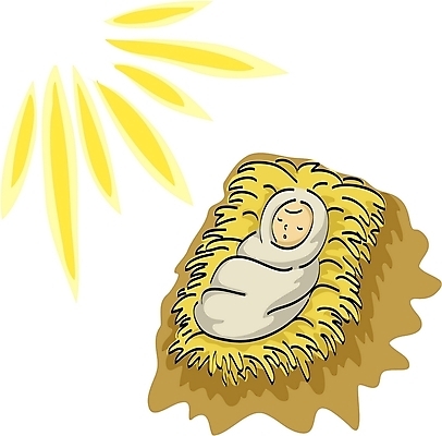 EPS 기독교 종교 일러스트 한명 사람 빛 성경 아기 출산 예수 성경이야기 아기예수 포대기 국내일러스트 1 종교용품 이야기 아기용품 신_종교 파일형식 벡터