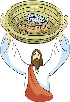 EPS 남자 기독교 종교 빵 일러스트 떡 어류 한명 사람 20대 성인 바구니 광주리 예수 기적 성경이야기 보리떡 오병이어 남자만 남자한명만 성인남자만 청년만 청년남자만 청년남자한명만 성인한명만 성인남자한명만 성인만 국내일러스트 1 음식 이야기 청년 수중동물 신_종교 파일형식 벡터