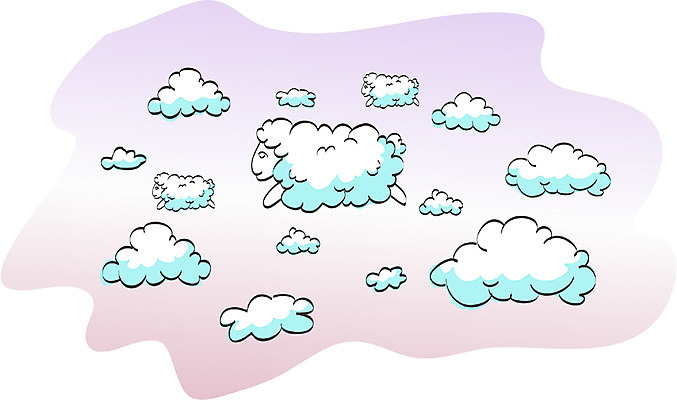 EPS 동물 구름 척추동물 육지동물 기독교 종교 새끼 일러스트 포유류 하늘 사람없음 양 국내일러스트 자연요소 파일형식 벡터