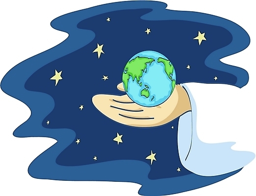 EPS 손 별 기독교 종교 지구 일러스트 사람없음 우주 예수 하나님 구출 보호 국내일러스트 자연요소 컨셉 신체부위 도움 신_종교 파일형식 벡터