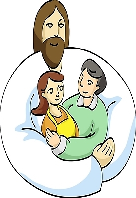 EPS 여자 남자 기독교 종교 일러스트 가족 사랑 사람 세명 화목 예수 하나님 구출 보호 국내일러스트 감정 컨셉 관계 도움 신_종교 파일형식 벡터