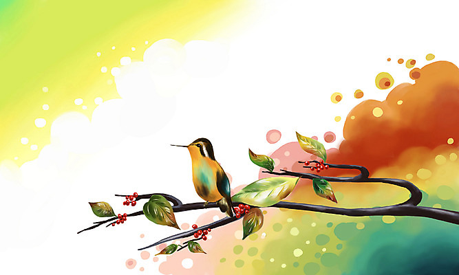 PSD 동물 척추동물 사계절 계절 열매 백그라운드 일러스트 자연 페인터 조류 풍경 사람없음 가을 나뭇가지 가을배경 국내일러스트 나무 식물 페인팅 생태계 파일형식 가을_계절