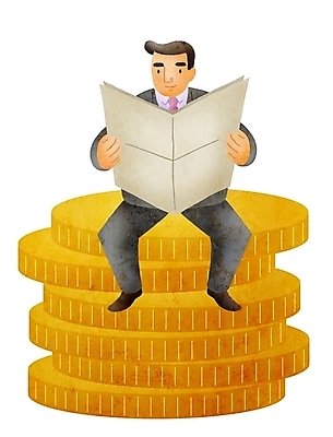 PSD 남자 돈 일러스트 비즈니스 한명 사람 20대 성인 금융 경제 비즈니스맨 신문 남자만 남자한명만 성인남자만 청년만 청년남자만 청년남자한명만 성인한명만 성인남자한명만 성인만 국내일러스트 1 청년 간행물 직장인 뉴스 재산 파일형식