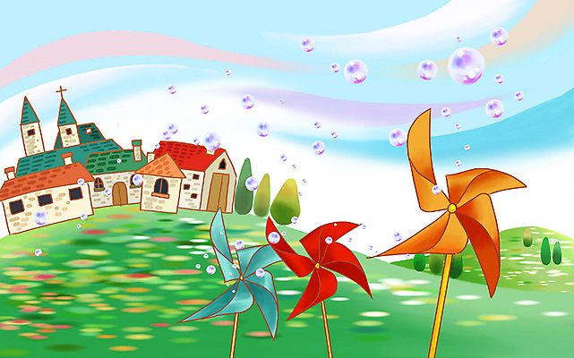 주간 PSD 나무 사계절 계절 꽃 생활용품 백그라운드 일러스트 자연 페인터 주택 풍경 사람없음 야외 여름 놀이용품 마을 비눗방울 바람개비 언덕 국내일러스트 자연요소 식물 페인팅 건물 오브젝트 생태계 파일형식