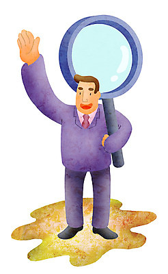 PSD 남자 일러스트 비즈니스 페인터 돋보기 한명 사람 20대 성인 금융 경제 기쁨 관찰 비즈니스맨 남자만 남자한명만 성인남자만 청년만 청년남자만 청년남자한명만 성인한명만 성인남자한명만 성인만 국내일러스트 1 감정 모션 페인팅 청년 직장인 파일형식