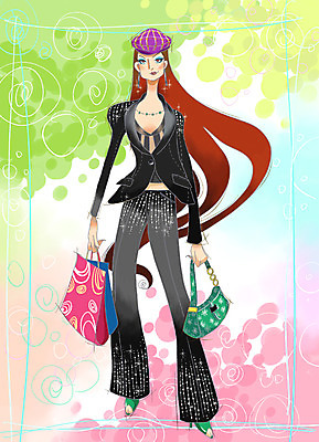 전신 PSD 모델 모자 우먼라이프 라이프스타일 여자 패션 구두 포즈 일러스트 목걸이 바지 페인터 한명 사람 20대 성인 쇼핑 쇼핑백 귀걸이 재킷 핸드백 여자만 여자한명만 성인여자만 청년만 청년여자만 성인한명만 청년여자한명만 성인여자한명만 성인만 국내일러스트 1 잡화 신발 가방 장신구 페인팅 하의 청년 생활 외투 파일형식