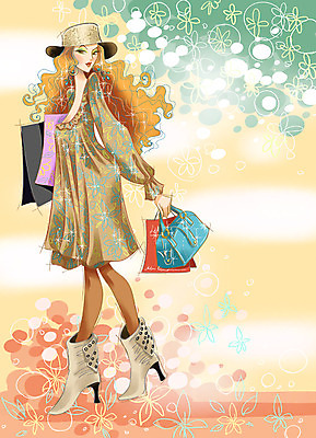 전신 PSD 모델 모자 우먼라이프 라이프스타일 긴머리 원피스 여자 패션 포즈 가방 일러스트 페인터 부츠 한명 사람 20대 성인 쇼핑 쇼핑백 귀걸이 여자만 여자한명만 성인여자만 청년만 청년여자만 성인한명만 청년여자한명만 성인여자한명만 성인만 국내일러스트 1 헤어스타일 잡화 옷 신발 장신구 페인팅 청년 생활 파일형식