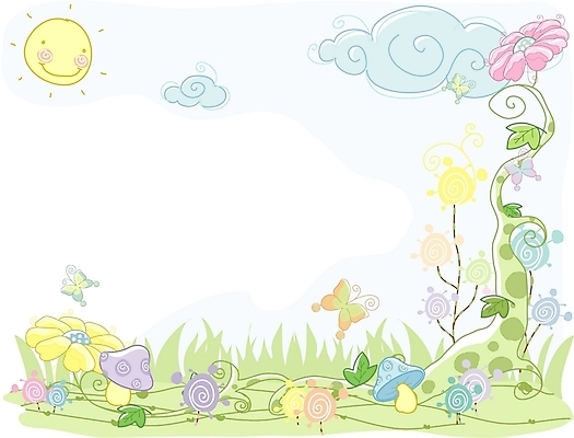 EPS 주간 자연요소 식물 구름 사계절 계절 꽃 줄기 나비 백그라운드 일러스트 자연 하늘 풍경 사람없음 야외 태양 버섯 봄 덩굴 그린백그라운드 국내일러스트 곤충 생태계 파일형식 벡터