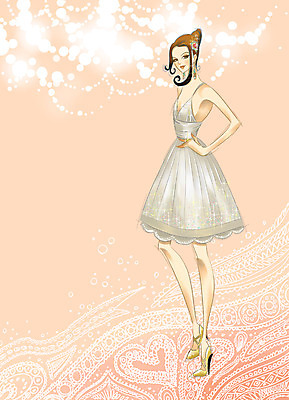 전신 PSD 모델 우먼라이프 라이프스타일 드레스 여자 패션 구두 포즈 일러스트 페인터 한명 사람 20대 성인 쇼핑 귀걸이 올림머리 여자만 여자한명만 성인여자만 청년만 청년여자만 성인한명만 청년여자한명만 성인여자한명만 성인만 국내일러스트 1 헤어스타일 옷 신발 장신구 페인팅 청년 생활 파일형식