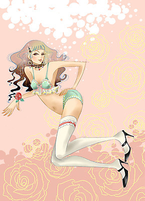 전신 PSD 모델 우먼라이프 라이프스타일 긴머리 여자 패션 구두 포즈 일러스트 목걸이 페인터 한명 사람 20대 성인 쇼핑 귀걸이 속옷 브래지어 스타킹 팬티 속옷패션 여자만 여자한명만 성인여자만 청년만 청년여자만 성인한명만 청년여자한명만 성인여자한명만 성인만 국내일러스트 1 헤어스타일 옷 신발 장신구 페인팅 청년 생활 파일형식