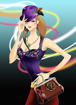 PSD 모자 우먼라이프 라이프스타일 긴머리 여자 패션 가방 일러스트 목걸이 페인터 한명 사람 상반신 20대 성인 쇼핑 민소매 귀걸이 핸드백 화려 여자만 여자한명만 성인여자만 청년만 청년여자만 성인한명만 청년여자한명만 성인여자한명만 성인만 국내일러스트 1 헤어스타일 잡화 컨셉 상의 장신구 페인팅 청년 생활 파일형식