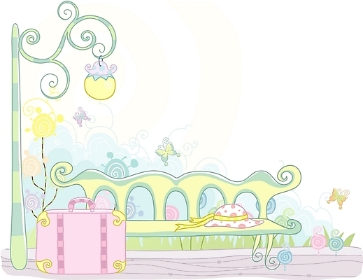 EPS 모자 사계절 계절 공공시설 나비 백그라운드 가로등 벤치 의자 일러스트 자연 하늘 풍경 사람없음 야외 여행가방 봄 그린백그라운드 봄배경 국내일러스트 잡화 가구 곤충 가방 시설 생태계 파일형식 벡터