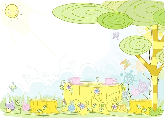 EPS 주간 나무 식물 사계절 계절 꽃 백그라운드 일러스트 자연 하늘 풍경 사람없음 야외 태양 버섯 봄 찻잔 나무의자 나무밑둥 그린백그라운드 나무탁자 휴식처 봄배경 국내일러스트 자연요소 의자 탁자 휴식 잔 목재 생태계 파일형식 벡터