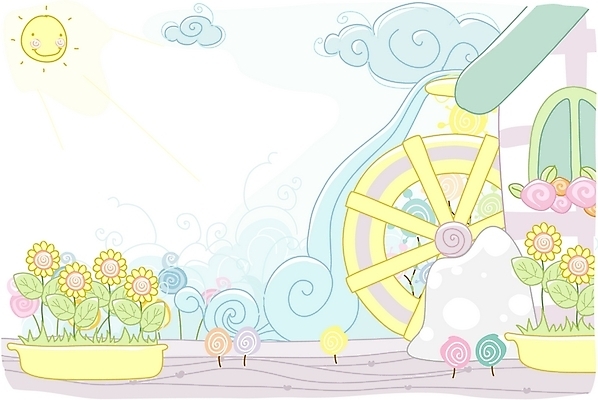 EPS 주간 구름 시설물 사계절 계절 현대건축 건축 꽃 화분 백그라운드 일러스트 자연 하늘 해바라기 주택 풍경 사람없음 야외 태양 봄 그린백그라운드 물레방아 봄배경 국내일러스트 자연요소 식물 건축물 건물 생태계 파일형식 벡터