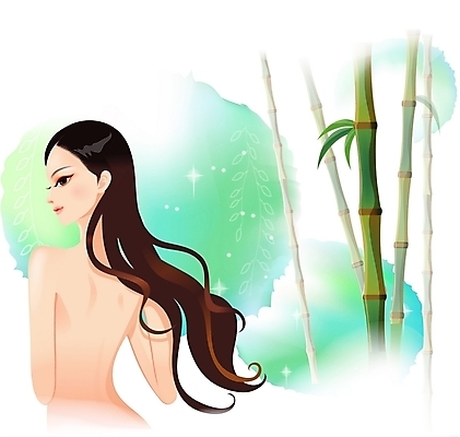 EPS 모델 우먼라이프 긴머리 여자 아시아 일러스트 한명 사람 20대 성인 뷰티 한국인 우아함 대나무 미인 세미누드 단아함 여자만 여자한명만 성인여자만 청년만 청년여자만 성인한명만 청년여자한명만 성인여자한명만 성인만 국내일러스트 나무 1 라이프스타일 헤어스타일 나라 컨셉 동양인 청년 누드 파일형식 벡터