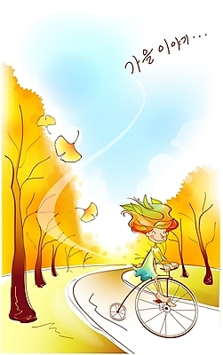 EPS 주간 나무 사계절 계절 여자 길 초등학생 어린이 단풍 일러스트 상상 자연 바람 요정 한명 사람 소녀 야외 자전거 가을 가로수 은행잎 은행나무 여자만 여자한명만 어린이만 소녀만 소녀한명만 국내일러스트 자연요소 식물 1 학생 잎 날씨 바이크 생태계 파일형식 벡터