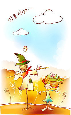 EPS 주간 구름 사계절 계절 여자 초등학생 어린이 컬러 단풍 일러스트 상상 자연 요정 갈대 한명 사람 소녀 야외 주황색 가을 허수아비 참새 갈대밭 여자만 여자한명만 어린이만 소녀만 소녀한명만 국내일러스트 자연요소 식물 1 학생 잎 농업 조류 생태계 파일형식 벡터 갈대_식물