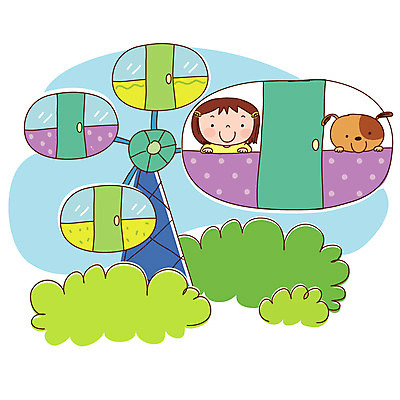 EPS 주간 여자 어린이라이프 초등학생 어린이 일러스트 한명 사람 소녀 상반신 야외 친구 반려동물 놀이공원 개 강아지 놀이기구 대관람차 상업시설 여자만 여자한명만 어린이만 소녀만 소녀한명만 국내일러스트 자연요소 동물 1 학생 라이프스타일 포유류 관계 테마파크 시설 상업 파일형식 벡터