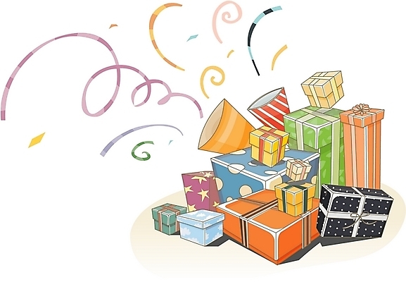 EPS 일러스트 폭죽 선물 이벤트 사람없음 축하 오브젝트 팡파레 국내일러스트 컨셉 파일형식 벡터