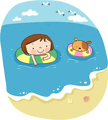 EPS 주간 여자 어린이라이프 초등학생 어린이 바다 일러스트 물놀이 휴가 한명 사람 소녀 상반신 야외 여름휴가 바캉스 개 해수욕장 여자만 여자한명만 어린이만 소녀만 소녀한명만 구명부환 국내일러스트 자연요소 1 학생 라이프스타일 포유류 놀이 안전장비 튜브 파일형식 벡터 여름_계절
