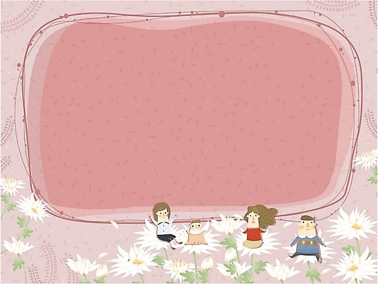 EPS 사계절 계절 여자 남자 꽃 어린이 백그라운드 일러스트 가족 자연 엄마 국화 알림판 사람 소녀 여러명 가을 아기 아빠 알림 가을배경 국내일러스트 식물 다수 관계 생태계 파일형식 벡터 가을_계절