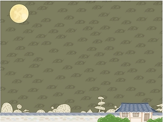 EPS 전통 시설물 사계절 계절 건축 백그라운드 고건축 한국건축 일러스트 자연 하늘 한옥 주택 알림판 기와집 사람없음 야외 담장 전통문양 동양건축 보름달 달 가을 야간 가을배경 국내일러스트 자연요소 한국전통 문양 건축물 건물 생태계 파일형식 벡터 동양 가을_계절