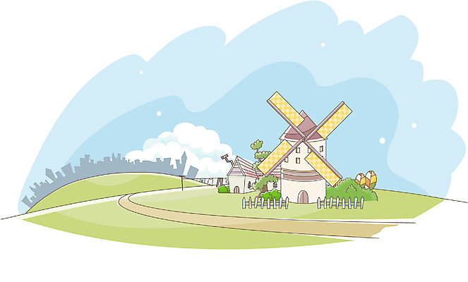 EPS 주간 구름 시설물 사계절 계절 공공시설 현대건축 건축 백그라운드 일러스트 자연 하늘 주택 풍경 초원 사람없음 야외 풍차 가을 뭉게구름 풍력발전소 가을배경 국내일러스트 자연요소 건축물 건물 발전소 풍력에너지 시설 생태계 파일형식 벡터 가을_계절 구름_자연