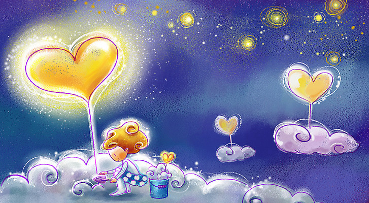 PSD 구름 여자 행복 일러스트 상상 청소년 페인터 하늘 사랑 한명 사람 야외 10대 판타지 하트 모종삽 여자만 여자한명만 십대만 십대여자만 십대여자한명만 국내일러스트 자연요소 모양 1 감정 페인팅 삽 파일형식