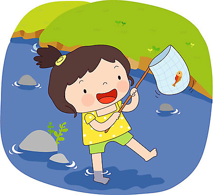 EPS 전신 계절 여자 어린이라이프 초등학생 어린이 일러스트 육류 한명 서기 사람 소녀 야외 여름 강 그물 개울 고기잡이 여자만 여자한명만 어린이만 소녀만 소녀한명만 국내일러스트 1 학생 라이프스타일 식재료 모션 어업 파일형식 벡터