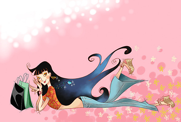 전신 PSD 모델 우먼라이프 라이프스타일 긴머리 여자 패션 포즈 일러스트 페인터 한명 사람 20대 성인 쇼핑 쇼핑백 청바지 탱크톱 여자만 여자한명만 성인여자만 청년만 청년여자만 성인한명만 청년여자한명만 성인여자한명만 성인만 국내일러스트 1 헤어스타일 상의 가방 바지 페인팅 청년 생활 파일형식