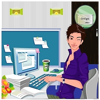 EPS 남자 일러스트 비즈니스 실내 한명 사람 앉기 상반신 20대 성인 컴퓨터 사무실 업무 직장인 비즈니스맨 작업실 남자만 남자한명만 성인남자만 청년만 청년남자만 청년남자한명만 성인한명만 성인남자한명만 성인만 국내일러스트 직업 1 모션 청년 내부 전자제품 작업 파일형식 벡터