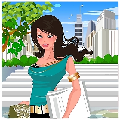 EPS 주간 여자 일러스트 비즈니스 한명 서기 사람 빌딩 상반신 20대 성인 야외 건물 직장인 비즈니스우먼 횡단보도 여자만 여자한명만 성인여자만 청년만 청년여자만 성인한명만 청년여자한명만 성인여자한명만 성인만 국내일러스트 자연요소 직업 1 건축물 모션 청년 보행로 파일형식 벡터