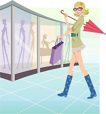 EPS 전신 여자 일러스트 우산 거리 장화 한명 서기 사람 20대 성인 야외 쇼핑 선글라스 쇼핑백 상점 쇼윈도 여자만 여자한명만 성인여자만 청년만 청년여자만 성인한명만 청년여자한명만 성인여자한명만 성인만 국내일러스트 1 안경 신발 가방 모션 청년 전시 파일형식 벡터