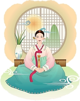 EPS 전신 전통 여자 명절 일러스트 실내 한명 사람 앉기 20대 성인 추석 한복 여자만 여자한명만 성인여자만 청년만 청년여자만 성인한명만 청년여자한명만 성인여자한명만 성인만 국내일러스트 1 한국전통 기념일 모션 청년 내부 전통의상 파일형식 벡터