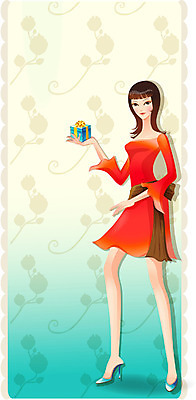 EPS 모델 원피스 여자 패션 구두 일러스트 선물 한명 사람 이벤트 20대 성인 선물상자 뷰티 하이힐 여자만 여자한명만 성인여자만 청년만 청년여자만 성인한명만 청년여자한명만 성인여자한명만 성인만 국내일러스트 1 옷 신발 청년 상자 여성화 파일형식 벡터