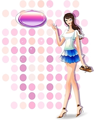 EPS 모델 긴머리 여자 패션 구두 일러스트 한명 사람 이벤트 20대 성인 치마 뷰티 핸드백 하이힐 여자만 여자한명만 성인여자만 청년만 청년여자만 성인한명만 청년여자한명만 성인여자한명만 성인만 국내일러스트 1 헤어스타일 신발 가방 하의 청년 여성화 파일형식 벡터