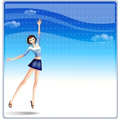 EPS 모델 여자 일러스트 슬리퍼 한명 사람 이벤트 20대 성인 뷰티 미니스커트 뜀뛰기 생동감 여자만 여자한명만 성인여자만 청년만 청년여자만 성인한명만 청년여자한명만 성인여자한명만 성인만 국내일러스트 1 신발 청년 치마 파일형식 벡터