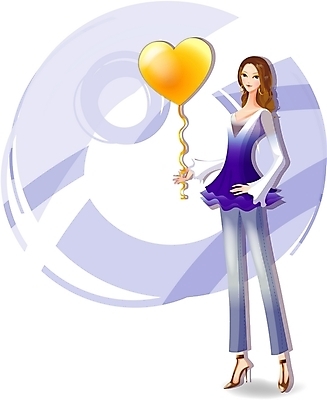 EPS 모델 긴머리 여자 구두 일러스트 바지 한명 사람 이벤트 20대 성인 뷰티 하트 하이힐 알림 블라우스 하트풍선 풍선 여자만 여자한명만 성인여자만 청년만 청년여자만 성인한명만 청년여자한명만 성인여자한명만 성인만 국내일러스트 모양 1 헤어스타일 신발 상의 하의 청년 여성화 파일형식 벡터