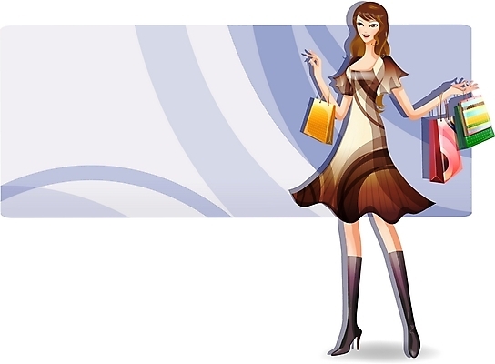 EPS 모델 긴머리 원피스 여자 일러스트 부츠 한명 사람 이벤트 20대 성인 쇼핑 뷰티 쇼핑백 여자만 여자한명만 성인여자만 청년만 청년여자만 성인한명만 청년여자한명만 성인여자한명만 성인만 국내일러스트 1 헤어스타일 옷 신발 가방 청년 파일형식 벡터