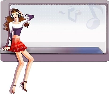 EPS 모델 긴머리 여자 패션 음악 일러스트 실내 한명 사람 이벤트 20대 성인 뷰티 헤드셋 하이힐 여자만 여자한명만 성인여자만 청년만 청년여자만 성인한명만 청년여자한명만 성인여자한명만 성인만 국내일러스트 1 헤어스타일 구두 음향기기 문화예술 청년 내부 헤드폰 여성화 파일형식 벡터