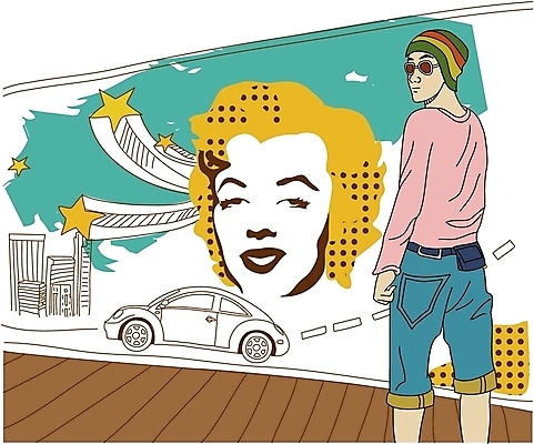 EPS 모자 라이프스타일 남자 일러스트 자동차 휴식 실내 한명 사람 20대 성인 취미 라이프 선글라스 마릴린먼로 알림 남자만 남자한명만 성인남자만 청년만 청년남자만 청년남자한명만 성인한명만 성인남자한명만 성인만 국내일러스트 1 잡화 안경 육상교통 컨셉 청년 내부 생활 배우 파일형식 벡터