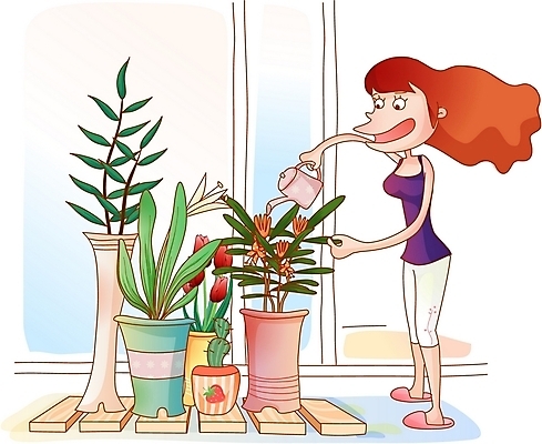 EPS 라이프스타일 여자 꽃 화분 화초 일러스트 휴식 실내 한명 사람 20대 성인 취미 물뿌리개 물주기 여자만 여자한명만 성인여자만 청년만 청년여자만 성인한명만 청년여자한명만 성인여자한명만 성인만 국내일러스트 식물 1 컨셉 모션 청년 내부 생활 파일형식 벡터