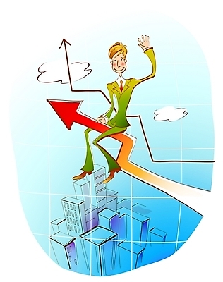 EPS 주간 남자 화살표 일러스트 비즈니스 하늘 한명 사람 20대 성인 야외 하이앵글 성장 직장인 비즈니스맨 주식 상승 증시 남자만 남자한명만 성인남자만 청년만 청년남자만 청년남자한명만 성인한명만 성인남자한명만 성인만 국내일러스트 자연요소 직업 1 뷰포인트 컨셉 청년 금융 파일형식 벡터