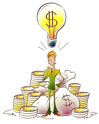 EPS 남자 돈 일러스트 비즈니스 전구 아이디어 한명 사람 20대 성인 금융 달러 직장인 비즈니스맨 남자만 남자한명만 성인남자만 청년만 청년남자만 청년남자한명만 성인한명만 성인남자한명만 성인만 국내일러스트 직업 1 컨셉 청년 경제 재산 파일형식 벡터