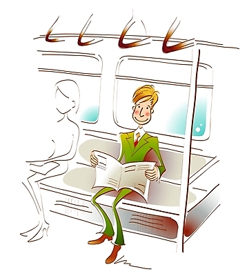 EPS 남자 일러스트 비즈니스 대중교통 실내 한명 사람 20대 성인 하이앵글 직장인 비즈니스맨 신문 전철 출근 퇴근 남자만 남자한명만 성인남자만 청년만 청년남자만 청년남자한명만 성인한명만 성인남자한명만 성인만 국내일러스트 직업 1 육상교통 교통수단 뷰포인트 청년 내부 간행물 뉴스 출퇴근 파일형식 벡터