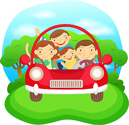 EPS 주간 여자 기념일 남자 행복 여행 일러스트 가족 자동차 사람 여러명 야외 소풍 기쁨 드라이브 운전 어린이날 국내일러스트 자연요소 감정 육상교통 다수 관계 모션 이벤트 야외활동 파일형식 벡터