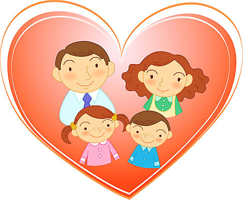 EPS 여자 기념일 남자 행복 어린이 일러스트 가족 엄마 사랑 사람 여러명 화목 자녀 하트 아빠 어린이날 국내일러스트 모양 감정 다수 컨셉 관계 이벤트 파일형식 벡터