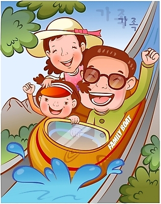 EPS 주간 라이프스타일 여자 남자 딸 행복 어린이 일러스트 가족 엄마 날씨 사람 야외 세명 물 부모 소풍 맑음 화목 놀이공원 자녀 아빠 놀이기구 즐거움 후룸라이드 국내일러스트 자연요소 감정 컨셉 관계 생활 야외활동 테마파크 파일형식 벡터